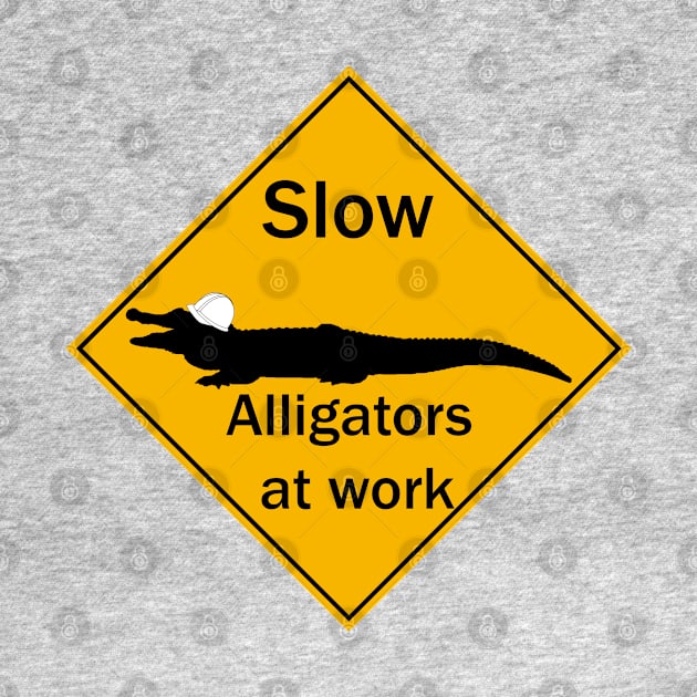 Alligators at work by Squam8